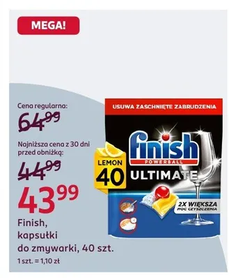 Kapsułki do zmywarki Ultimate, 40 szt. promocja w Rossmann