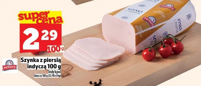 Szynka z piersią indyczą Indykpol promocja w TOPAZ