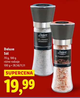 Sól, różne rodzaje promocja w Lidl