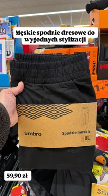 Spodnie męskie dresowe  promocja w Biedronka