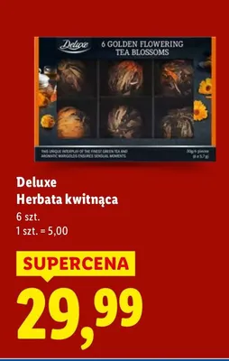 Herbata kwitnąca promocja w Lidl