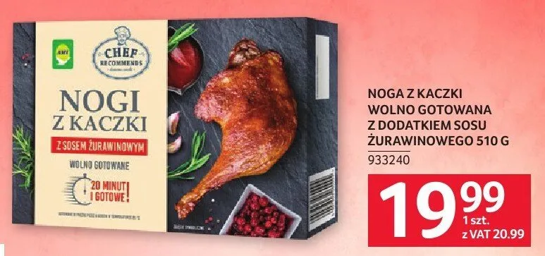 Noga z kaczki promocja w Selgros