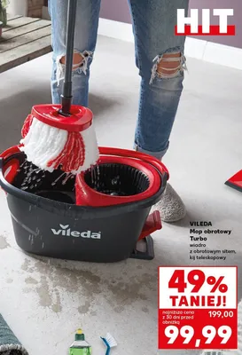Mop obrotowy Turbo Vileda promocja w Kaufland