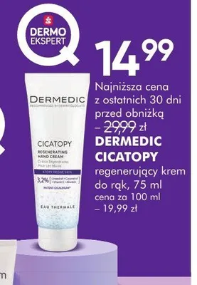Regenerujący krem DERMEDIC CICATOPY do rąk promocja w Super-Pharm