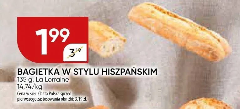 Bagietka promocja w Chata Polska