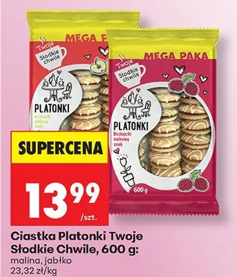 Ciastka Platonki 600 g: maślane promocja w Biedronka