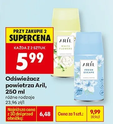 Odświeżacz powietrza maliny i limonka Air wick active fresh promocja w Biedronka