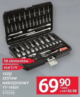 Zestaw narzędziowy VATO YT-14501 promocja w Selgros