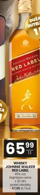 Whisky Johnnie Walker Red Label 40% vol. 1l promocja