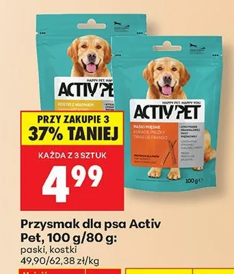 Przysmak dla psa, 100 g/80 g kostki promocja w Biedronka