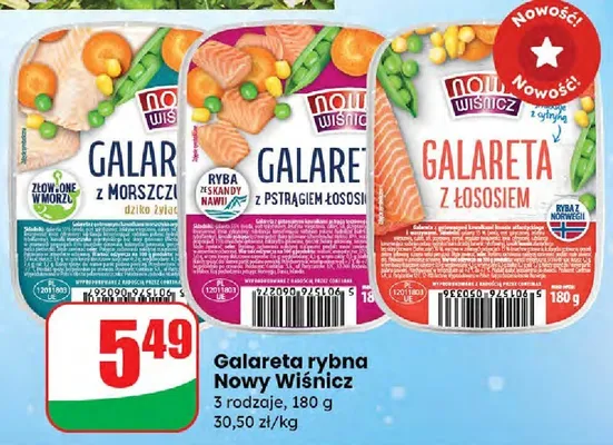 Galareta rybna z łososiem promocja w Dino