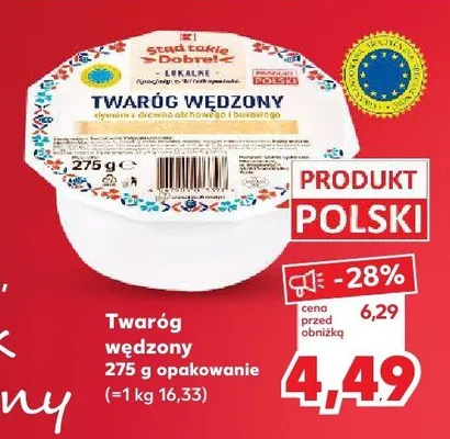 Twaróg wędzony Stąd Takie Dobre! promocja w Kaufland