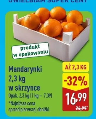 Mandarynki promocja w Aldi