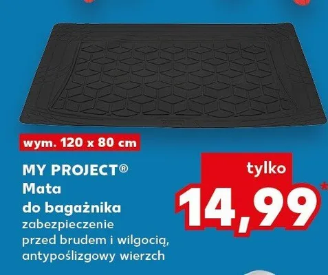 Mata do bagażnika dla psa 155 x 104 x 33 cm promocja w Kaufland