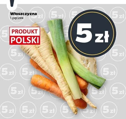 Włoszczyzna 1 pęczek Netto promocja w Netto