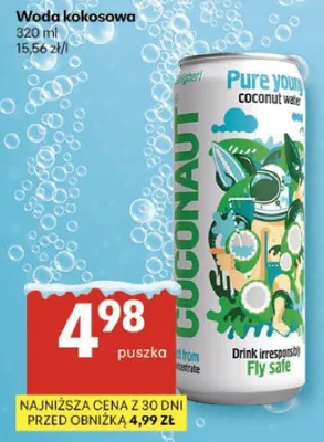 Woda kokosowa Delikatesy Centrum promocja w Delikatesy Centrum