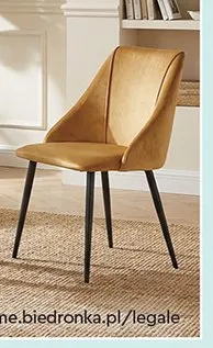 Krzesło CHIARA różowe 2 szt. Biedronka promocja w Biedronka