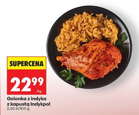 Golonka z indyka z kapustą  promocja w Biedronka