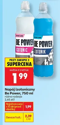 Napój izotoniczny, 750 ml różne rodzaje promocja w Biedronka