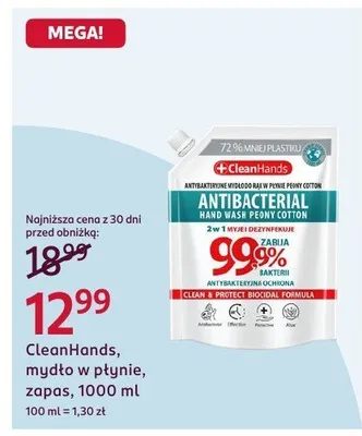 Mydło w płynie, zapas, 1000 ml promocja w Rossmann