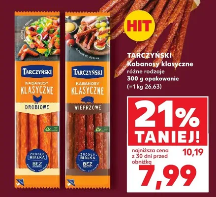 Kabanosy klasyczne promocja w Kaufland