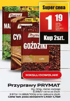 Przyprawy PRYMAT promocja w Supeco