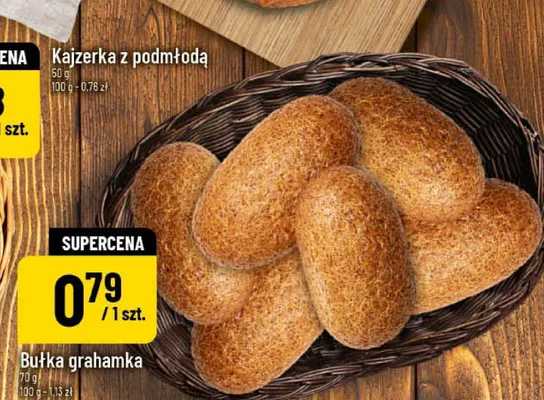 Bułka grahamka POLOmarket promocja w POLOmarket