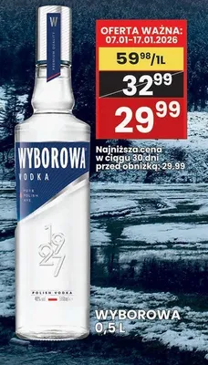Wódka Wyborowa 0,5L promocja