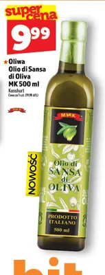 Oliwa Olio di Sansa di Oliva MK 500 ml promocja w TOPAZ