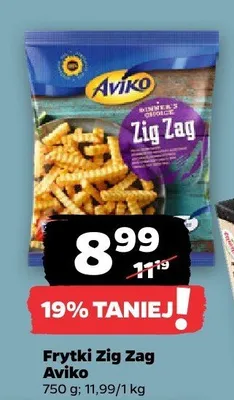 Frytki Zig Zag 750 g Aviko promocja w Netto