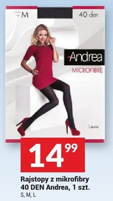 Rajstopy z mikrofibry 40 DEN Andrea promocja w Twój Market