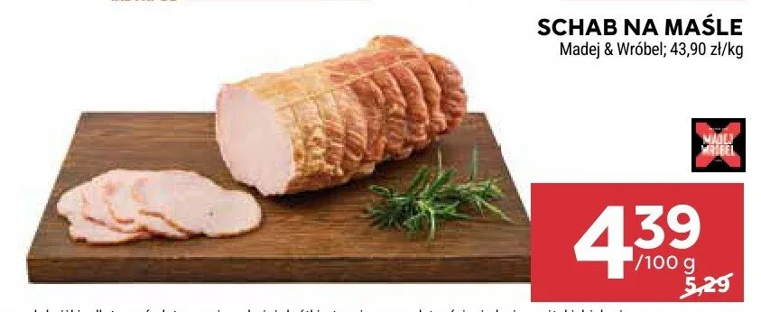 Schab na maśle Madej & Wróbel promocja w Stokrotka