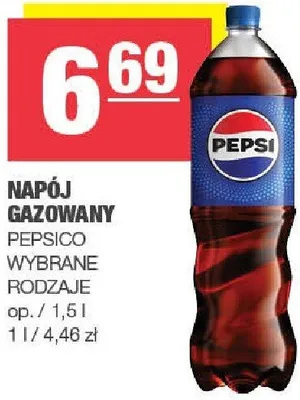 Napój gazowany Pepsi wybrane rodzaje promocja w SPAR