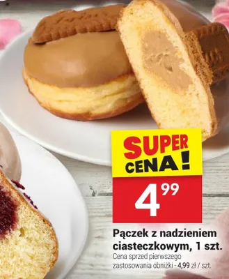 Pączek z nadzieniem ciasteczkowym promocja w Twój Market