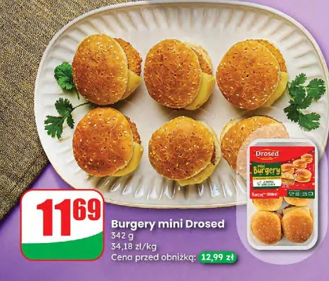 Burgery mini  promocja w Dino