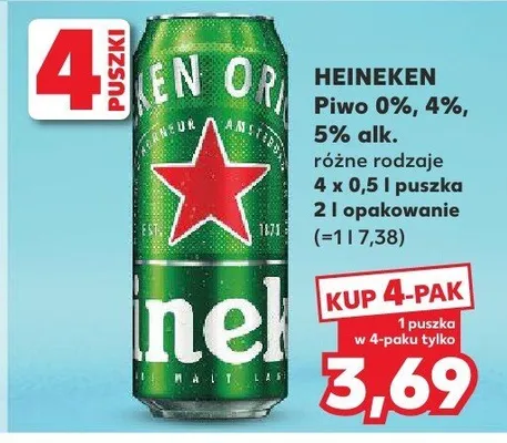 Piwo promocja w Kaufland
