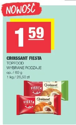 Croissant Fiesta Topfood wybrane rodzaje promocja