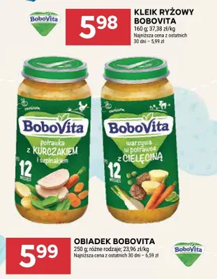 Kleik ryżowy Bobovita promocja w Stokrotka