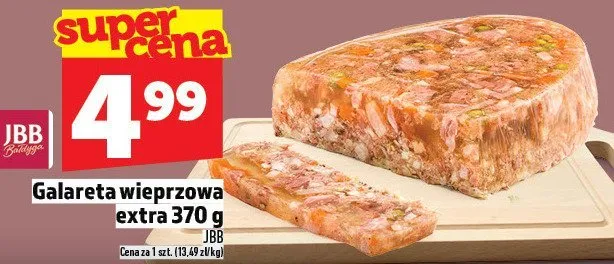 Galareta wieprzowa extra JBB 370 g promocja w TOPAZ
