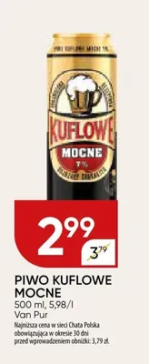 Piwo promocja w Chata Polska