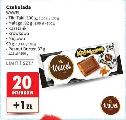 Czekolada, różne rodzaje promocja w Intermarche