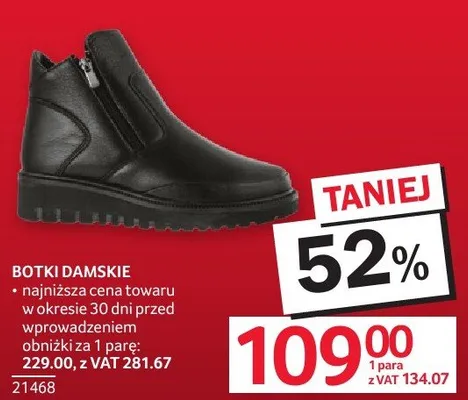 Botki damskie Tom & rose promocja w Selgros