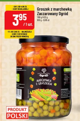 Groszek z marchewką Zaczarowany Ogród promocja w POLOmarket