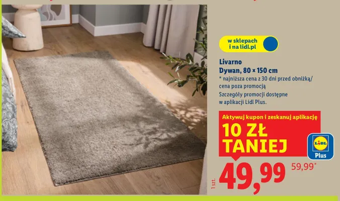 Dywan 80x150 cm promocja w Lidl