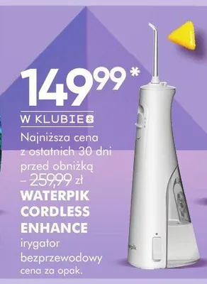 Irygator WATERPIK CORDLESS ORIANCE promocja w Super-Pharm