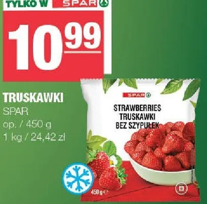 Truskawki SPAR promocja w SPAR