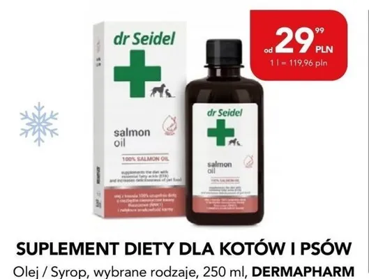 Suplement diety dla kotów i psów Olej / Syrop, wybrane rodzaje, 250 ml promocja w Aquael zoo