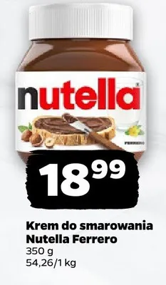 Krem do smarowania Nutella promocja w Netto