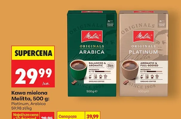 Kawa mielona Arabica promocja w Biedronka