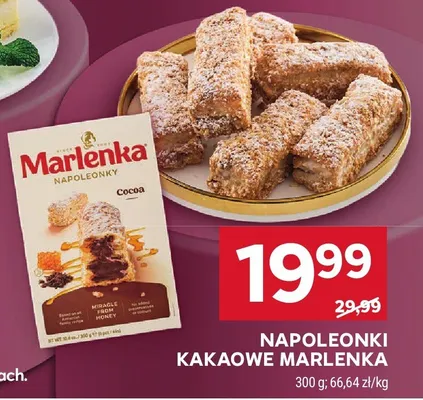 Napoleonki kakaowe Marlenka promocja w Stokrotka